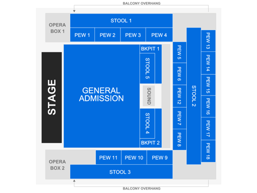 Seat map